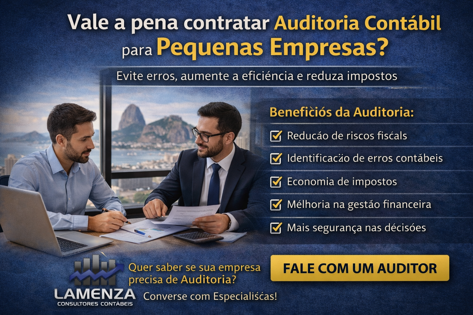 Auditoria Contabil Pequenas Empresas - Lamenza Consultores Contábeis e Auditores LTDA