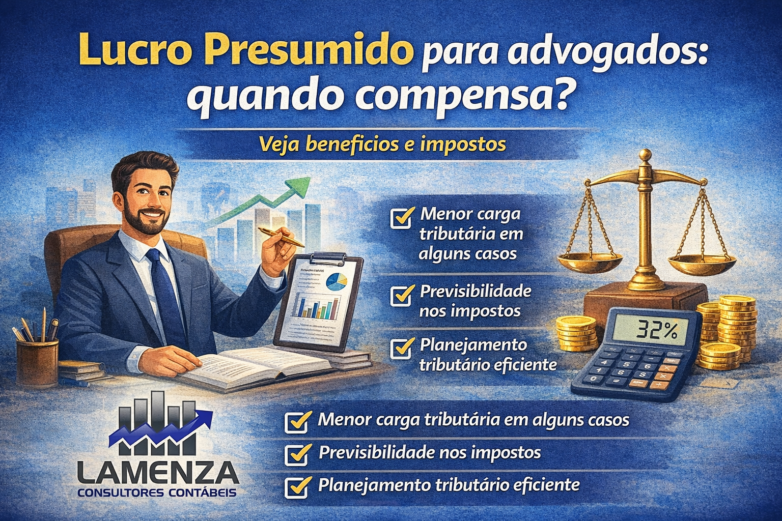 Lucro Presumido Advogados - Lamenza Consultores Contábeis e Auditores LTDA