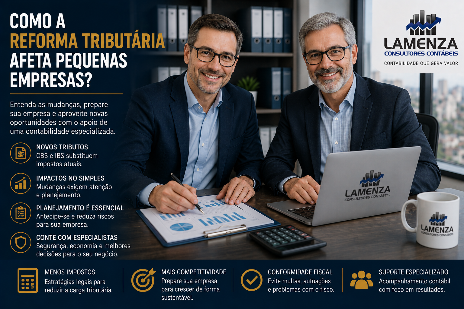Reforma Tributaria Pequenas Empresas 2026 - Lamenza Consultores Contábeis e Auditores LTDA